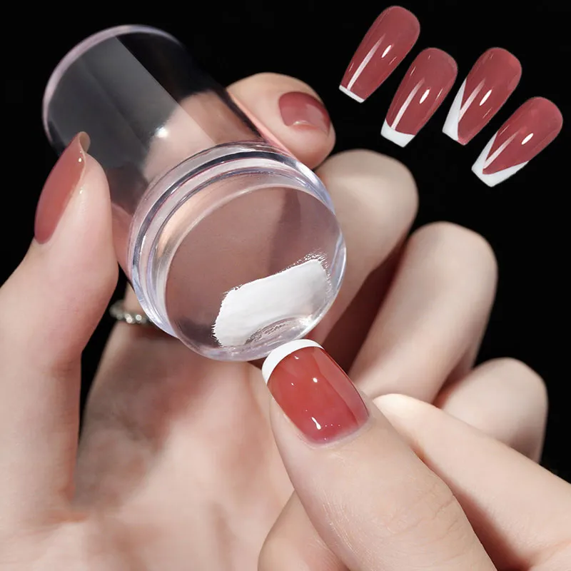 Nail Art Full Design - Nagelstempelplaten Pure Clear Jelly Nails Art
