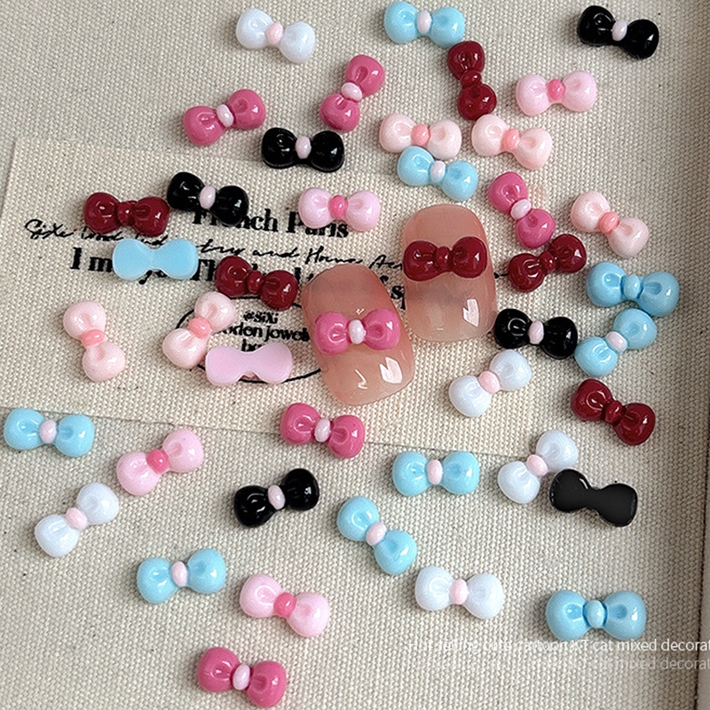 Nail Art Lotso - 30PCS 3D Nail Art Bow Charms