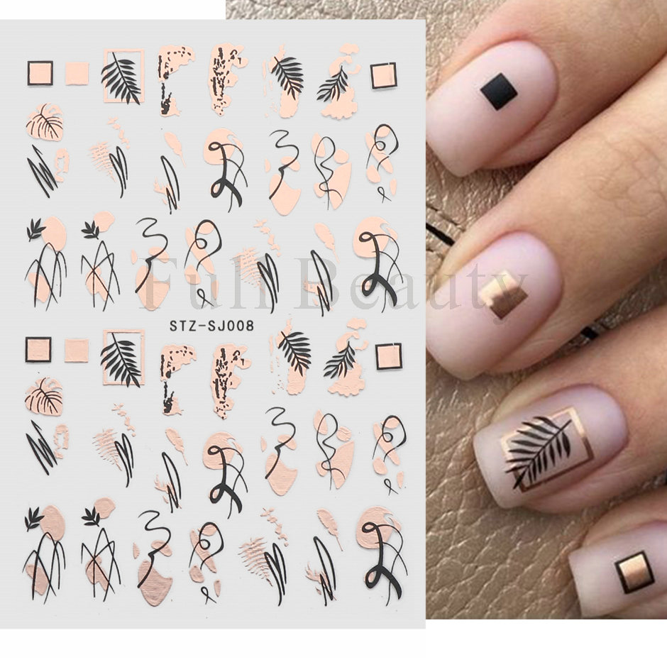 9-delige nagelstickers set gem - Nail Art Full Design recensie en prijs