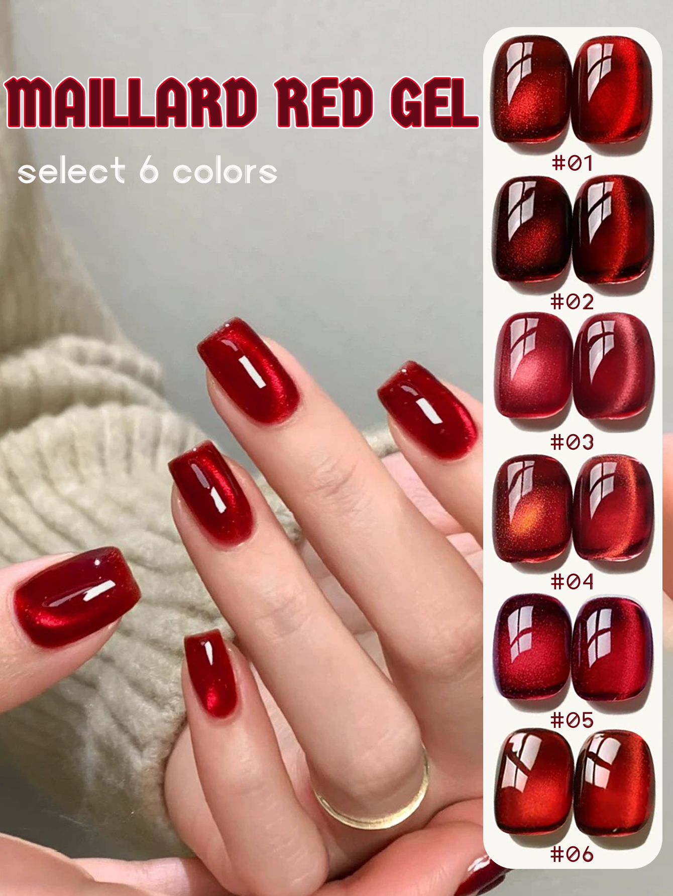 1-12 stuks TC Cherry Wijnrood  - Nail Art Red Wine recensie en prijs