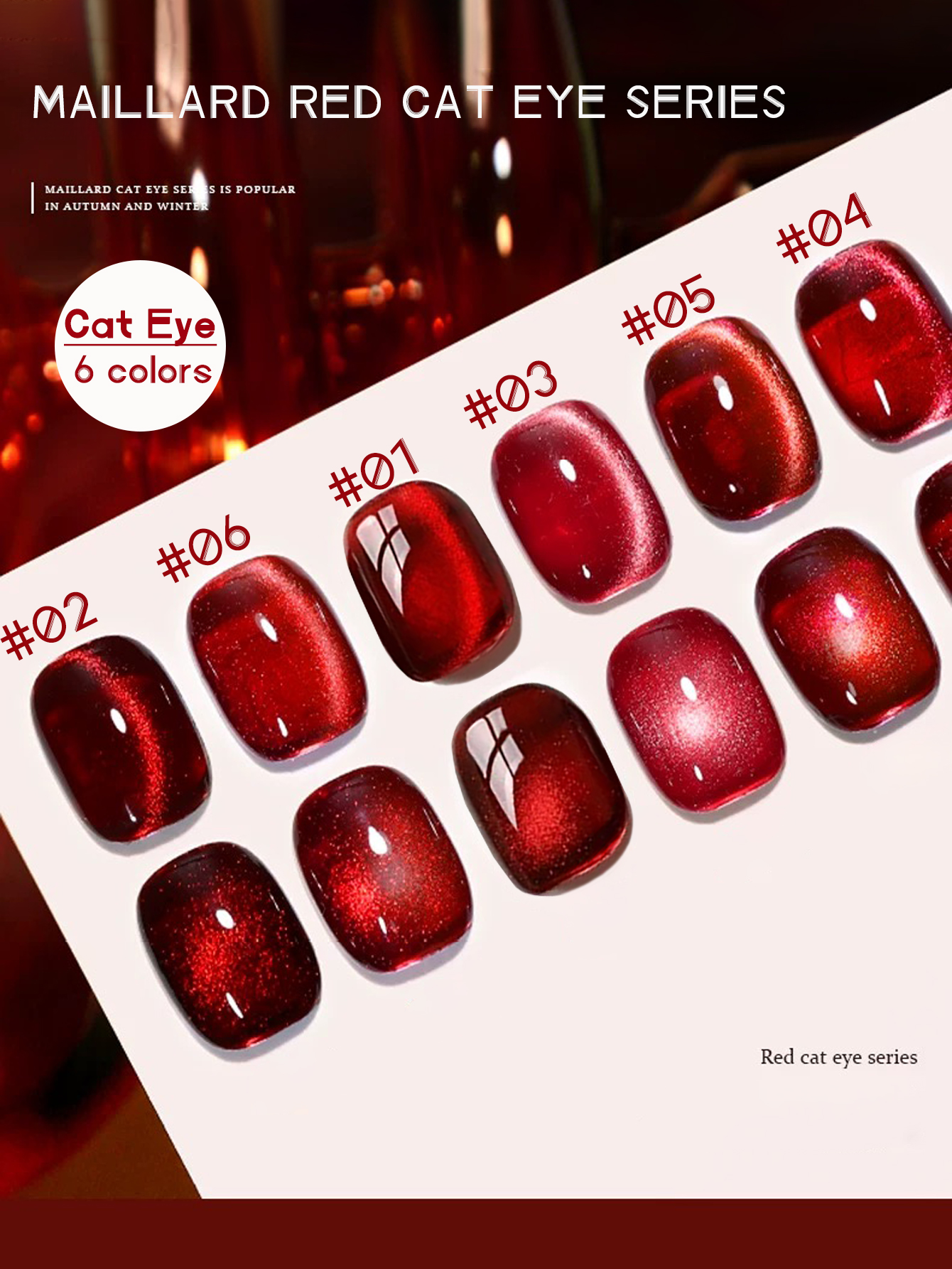 1-12 stuks TC Cherry Wijnrood  - Nail Art Red Wine recensie en prijs