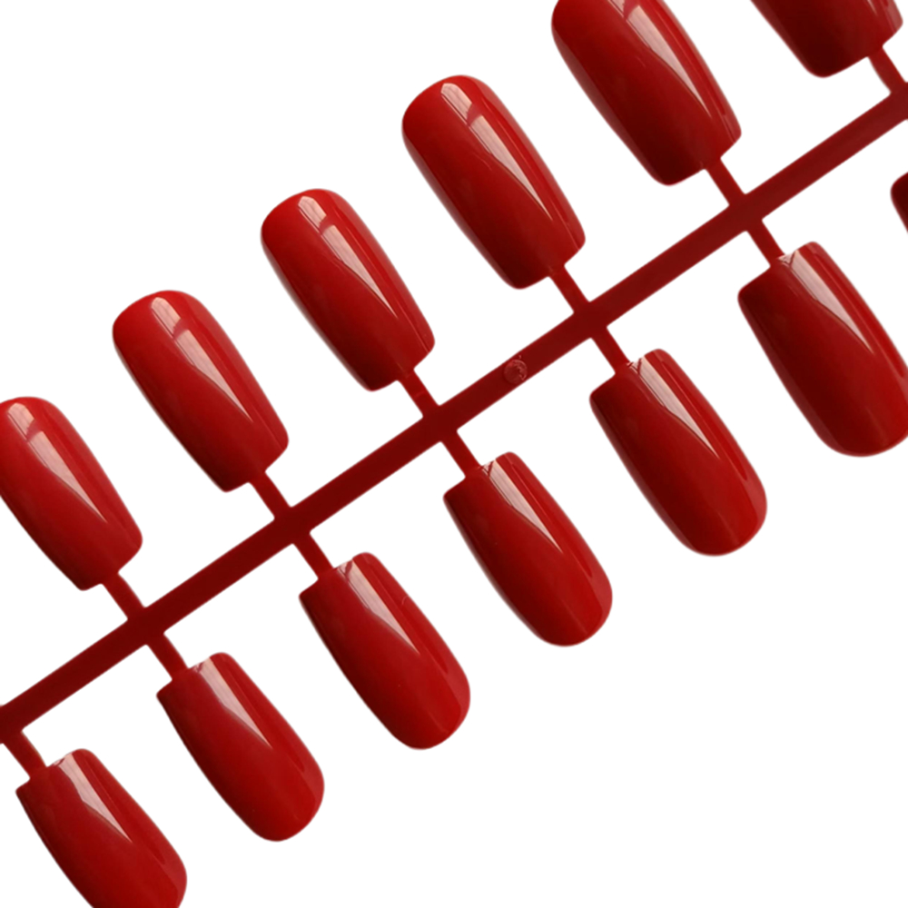 24 Stuks Wijn Rood Lange Vierk - Nail Art Red Wine recensie en prijs