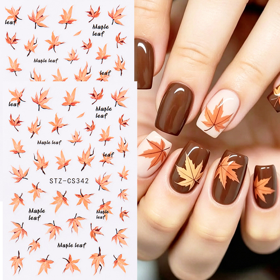 2 stuks aquarel oranje rood es - Nail Art Full Design recensie en prijs