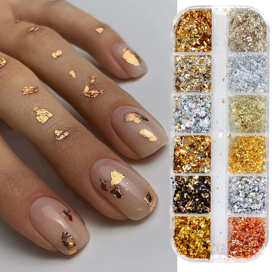 12-kleuren goudfolie prachtige - Nail Art Full Design recensie en prijs