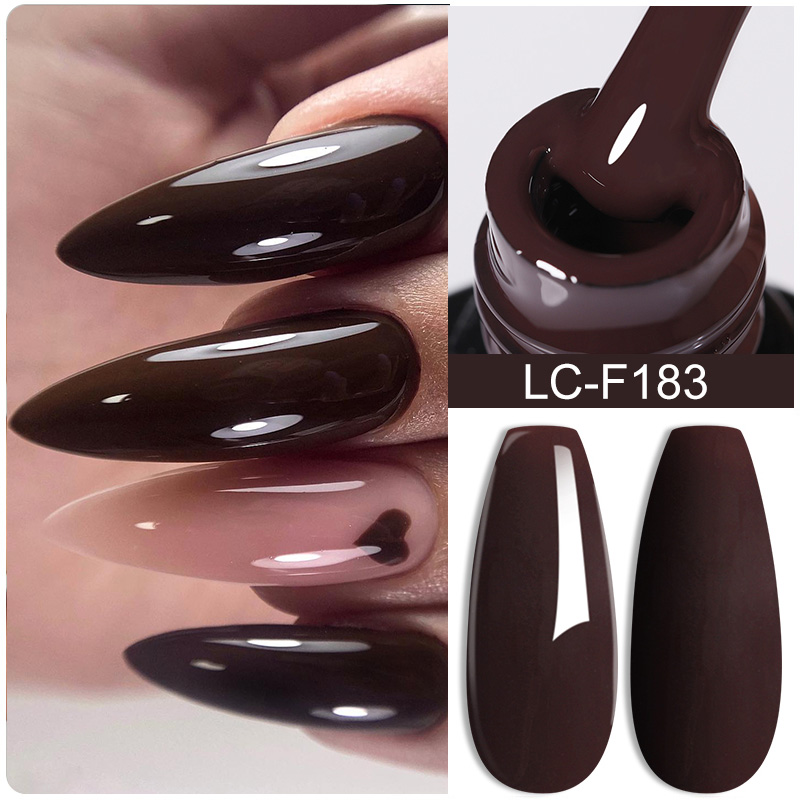 LILYCUTE Koffie Bruine Kleur G - Nail Art Red Wine recensie en prijs