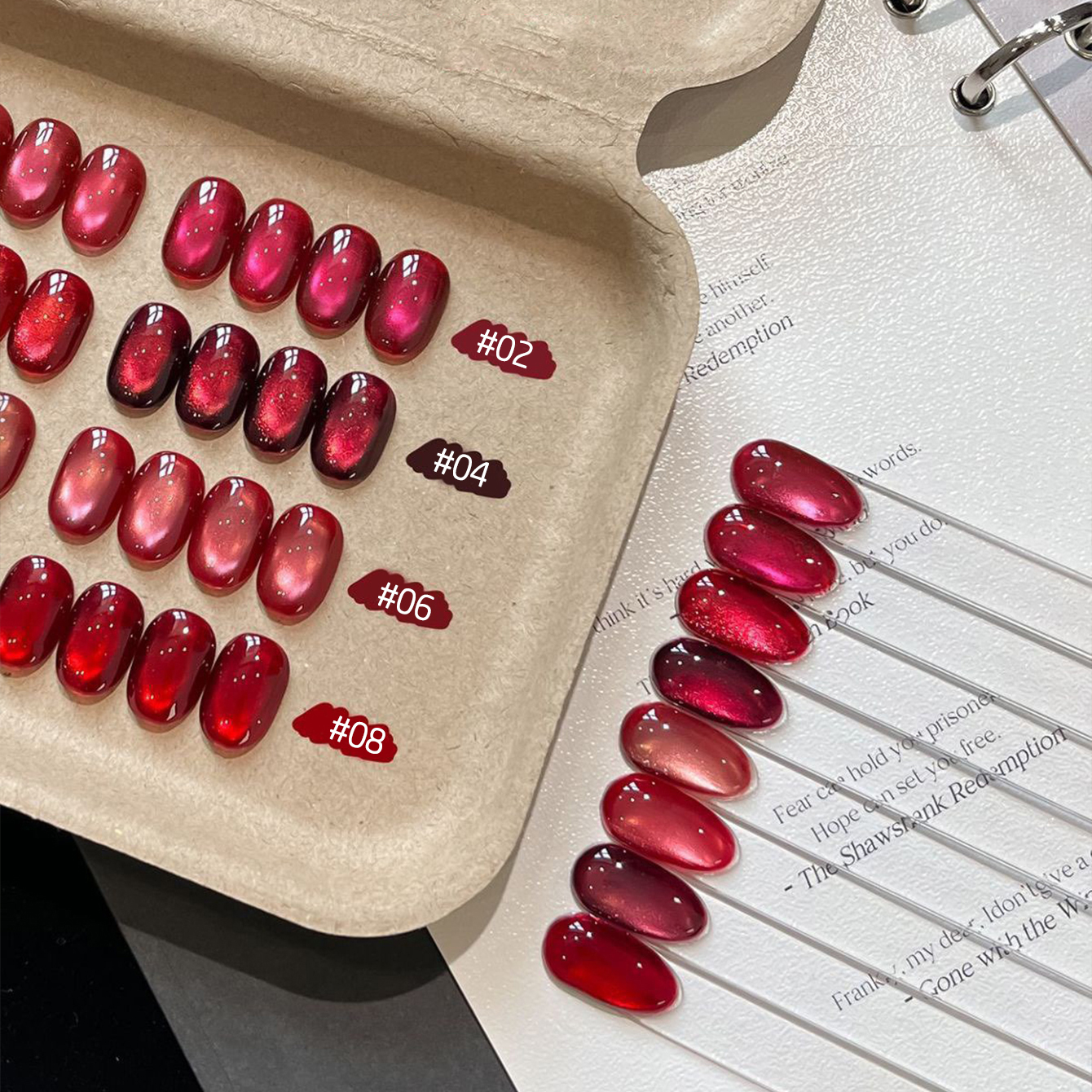 MIANEL 10ML Lucky Red Cat Eye  - Nail Art Red Wine recensie en prijs