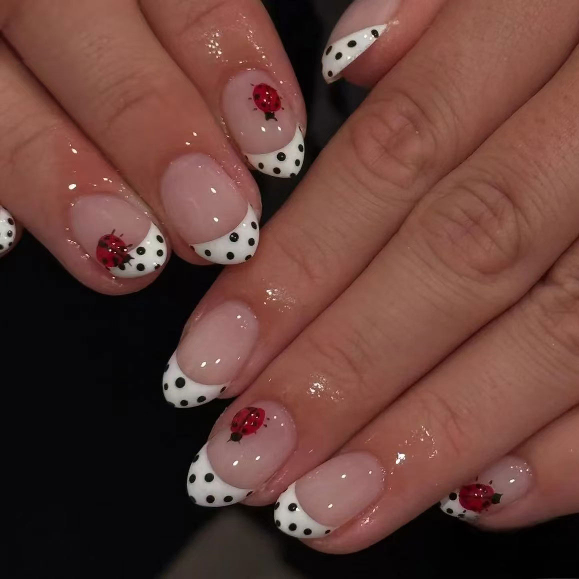24 stuks Amber Donkerbruine Na - Nail Art Full Design recensie en prijs