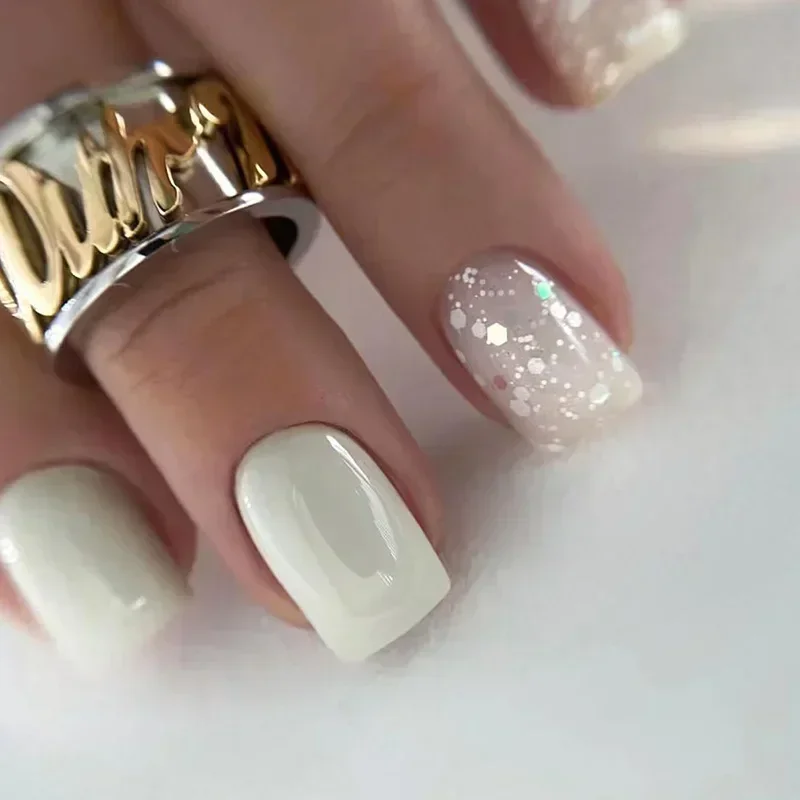 24 stuks/set korte effen wijnr - Nail Art Red Wine recensie en prijs
