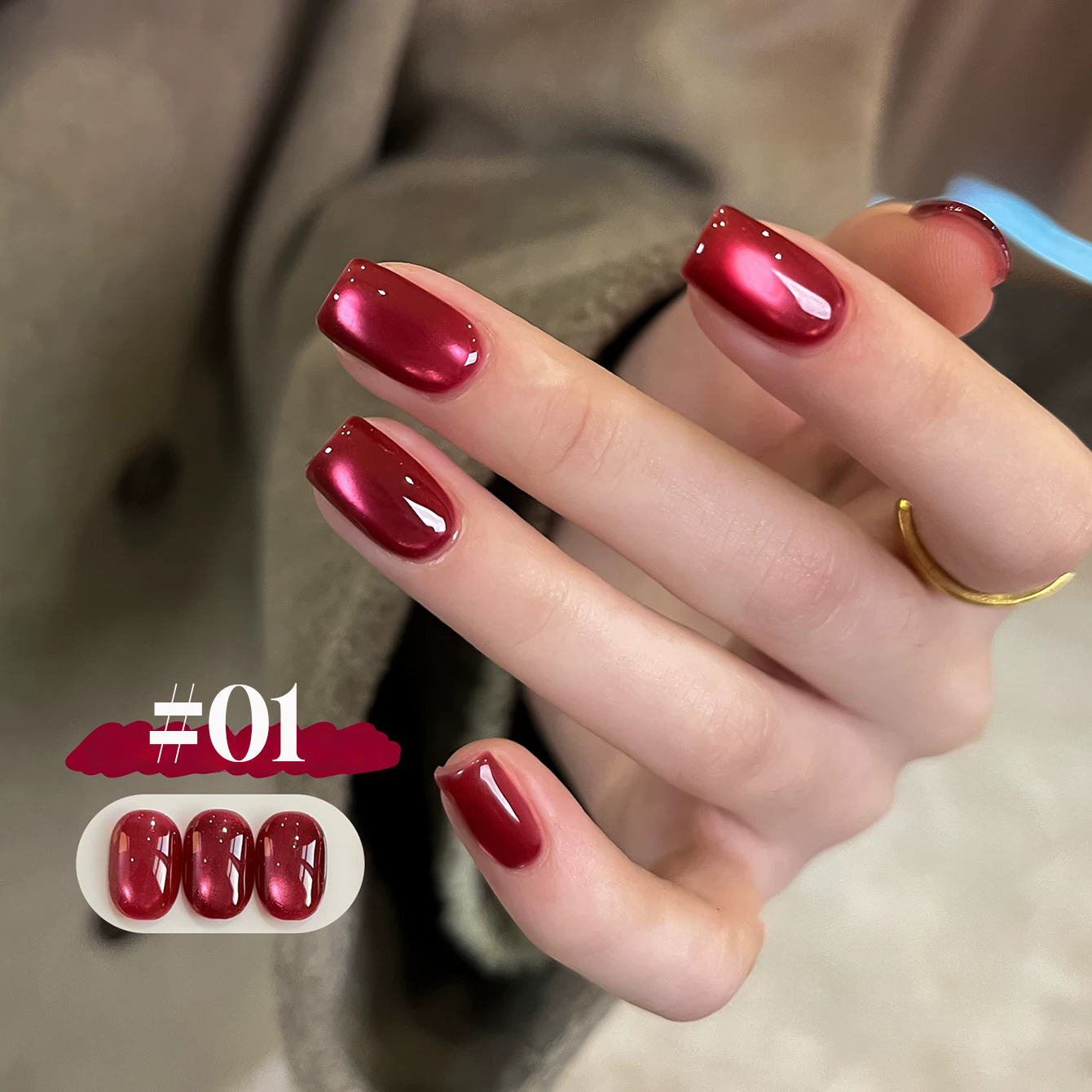 1 stuk TC Nieuwjaars Gel Nagel - Nail Art Red Wine recensie en prijs
