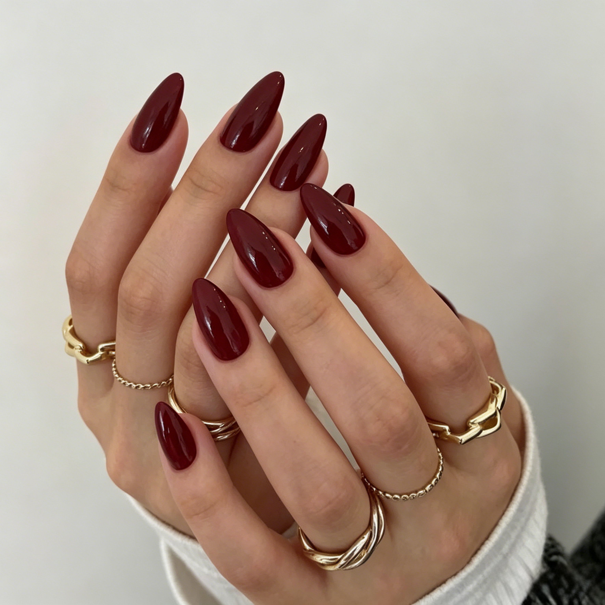 24 stuks/set eenvoudige wijnro - Nail Art Red Wine recensie en prijs