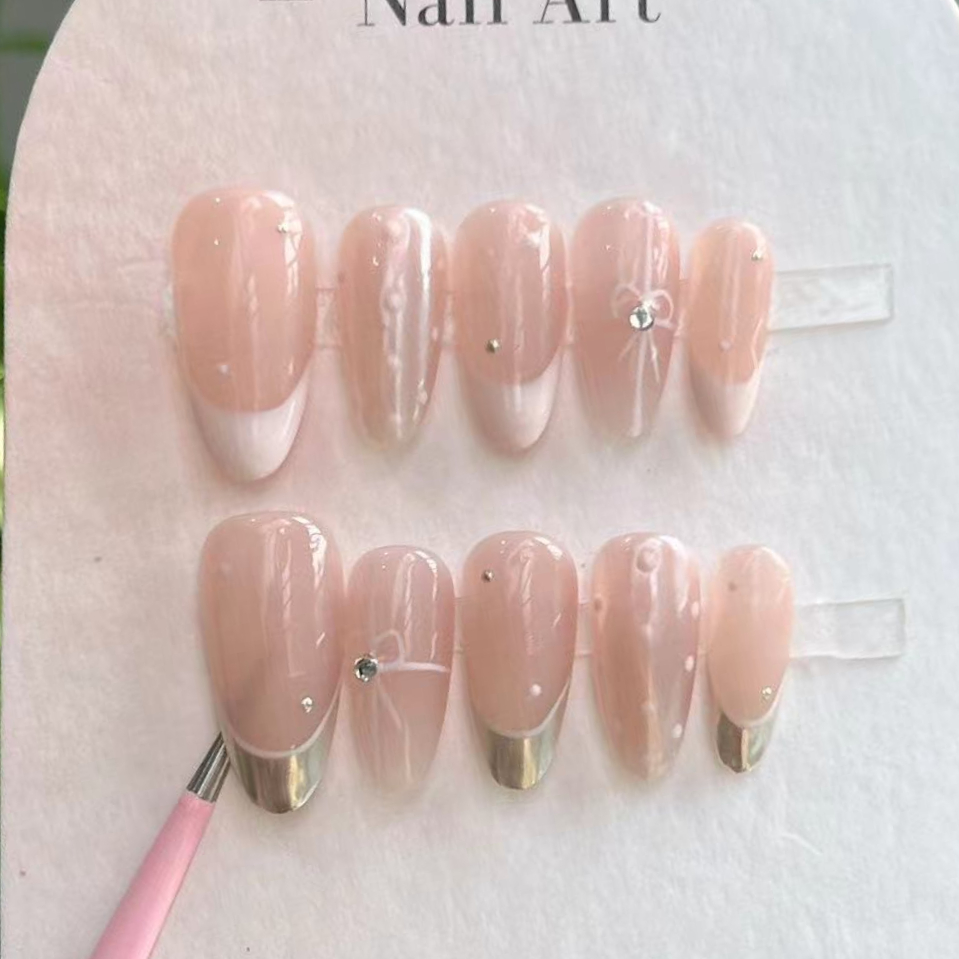 10 stuks handgemaakte pers op  - Nail Art Full Design recensie en prijs