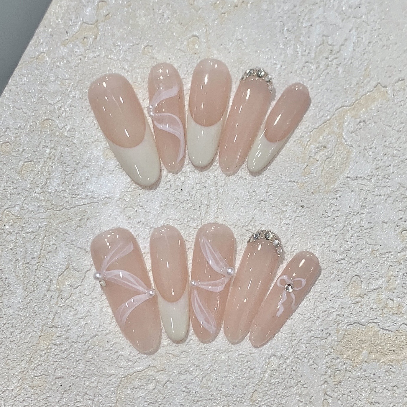 10 stuks handgemaakte pers op  - Nail Art Full Design recensie en prijs