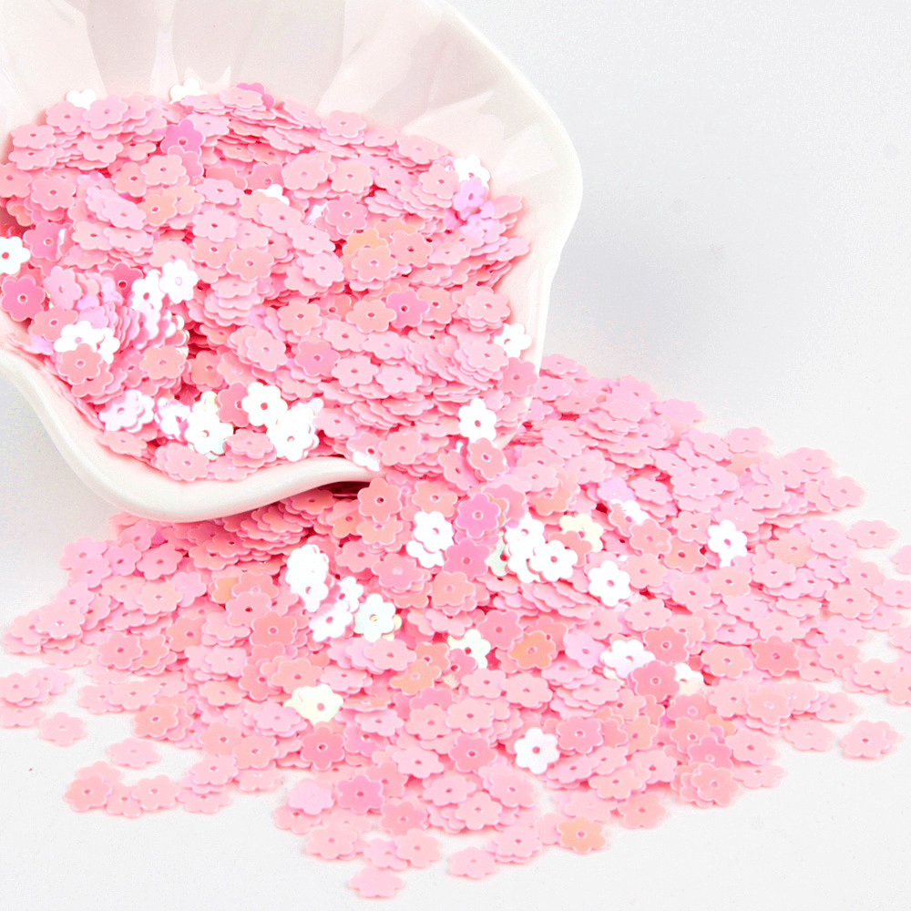 Matte Roze Bloem Pailletten 6m - Nail Art Lotso recensie en prijs