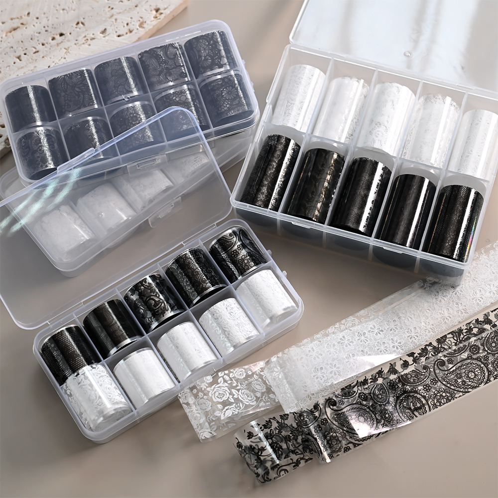 Vintage kant bloemen nagel tra - Nail Art Full Design recensie en prijs