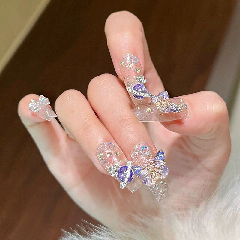 10 stuks handgemaakte pers op  - Nail Art Lotso recensie en prijs