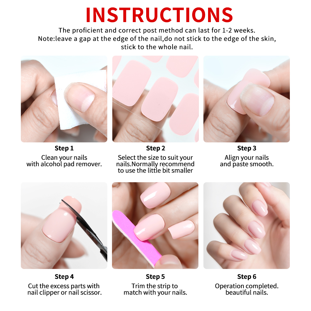 UV-vrije strips nagelstickers  - Nail Art Full Design recensie en prijs