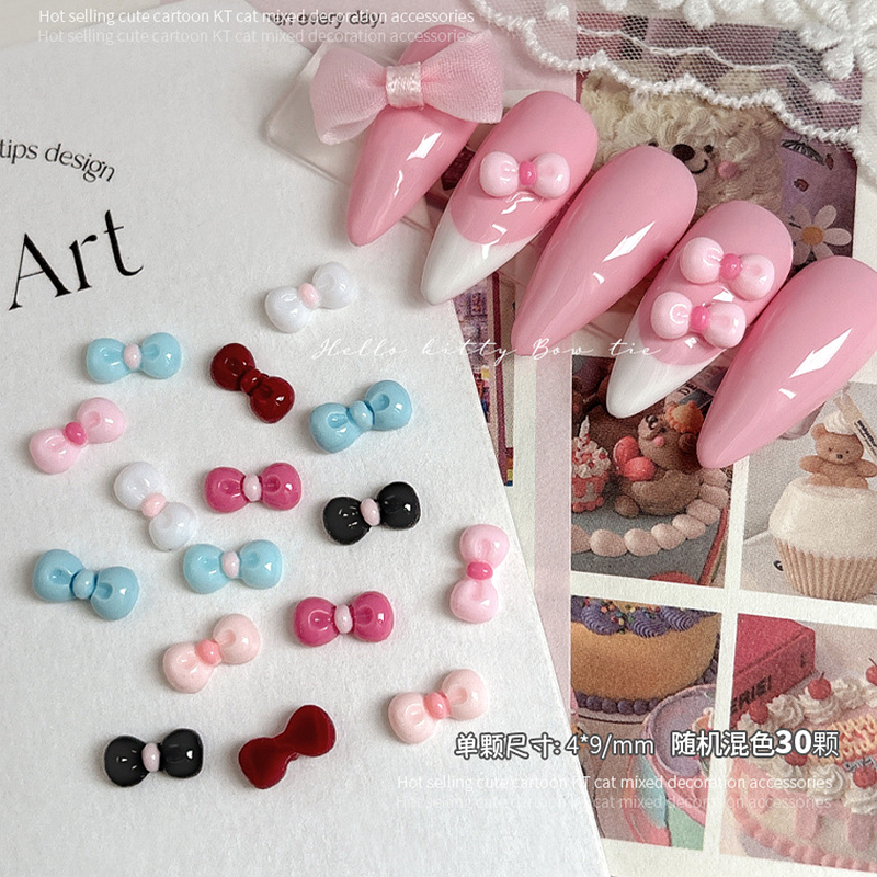 30PCS 3D Nail Art Bow Charms S - Nail Art Lotso recensie en prijs