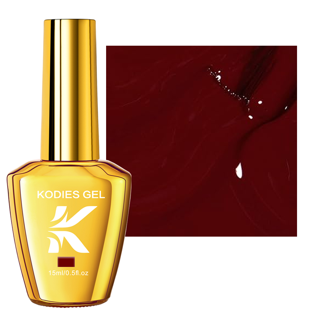KODIES GEL Bordeaux Rode Gel N - Nail Art Red Wine recensie en prijs