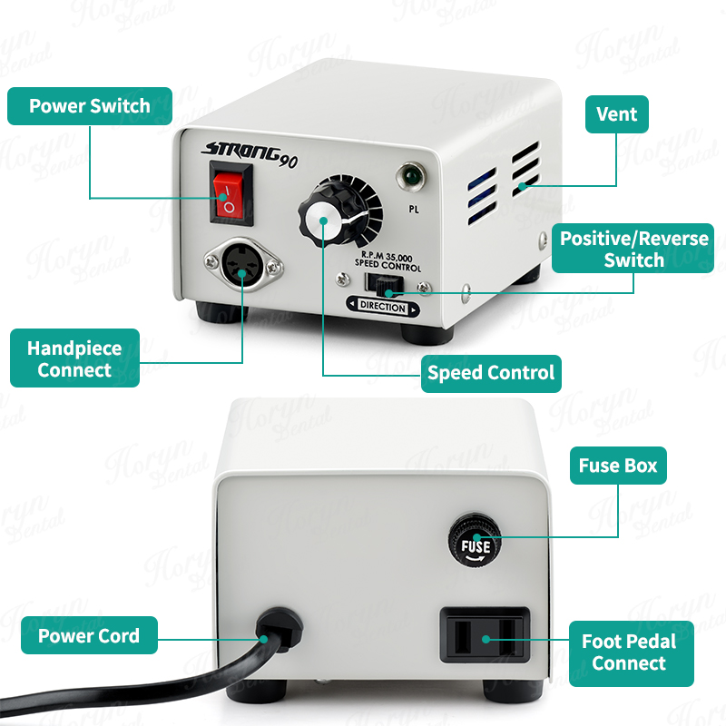 65 W Sterke 90 Micromotor 102L - Nail Drill Machine recensie en prijs