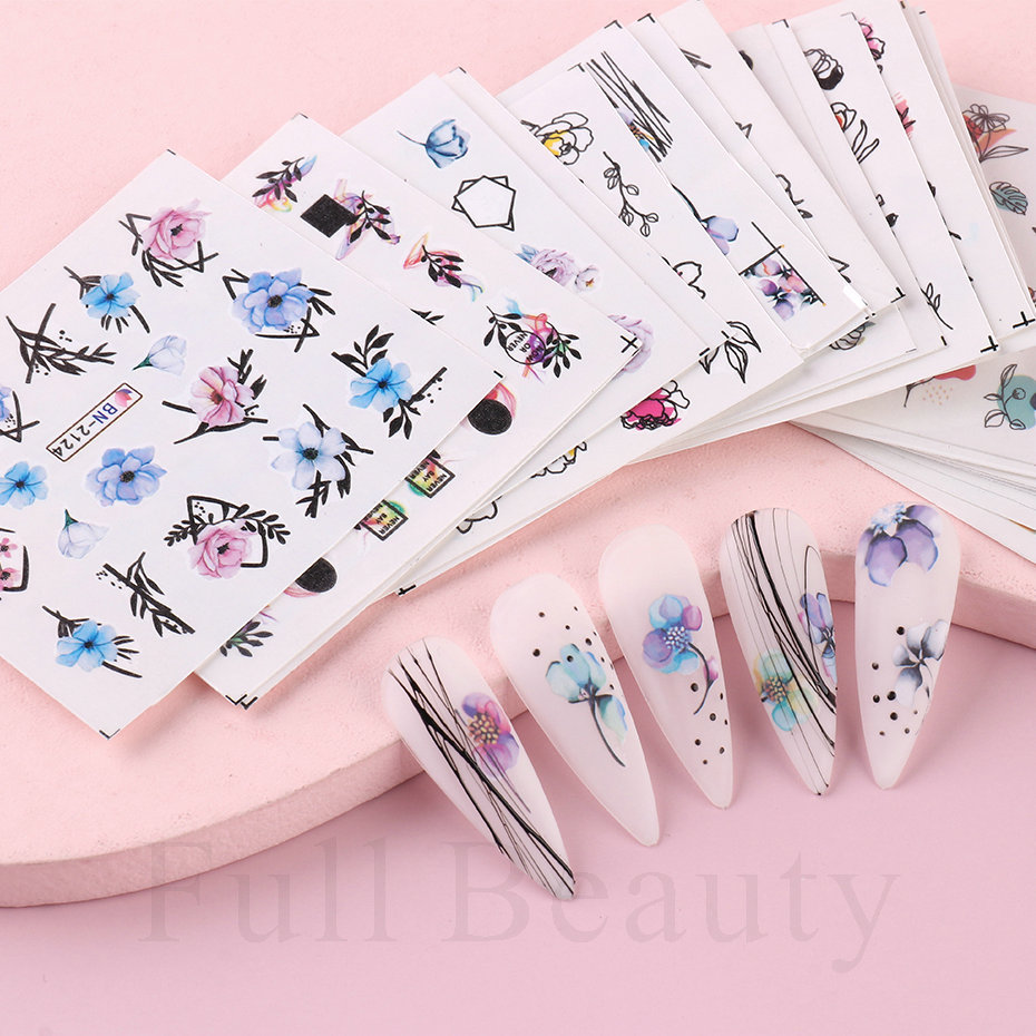 24 stks/set Lente Zomer nagel  - Nail Art Full Design recensie en prijs